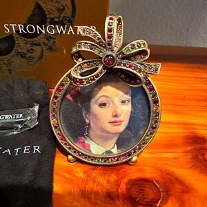 Jay Strongwater picture frame Swarovski crystals